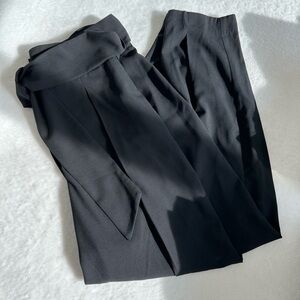 Express Black Work Pants with Belt